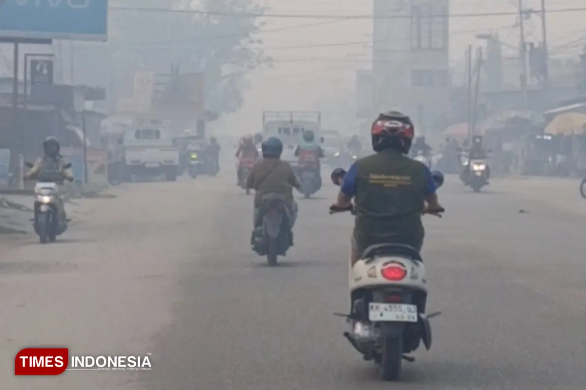 Kabut Asap Ganggu Jarak Pandang Pengendara, Polisi Sebut Titik Paling Rawan di Cilik Riwut