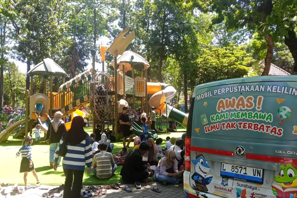 Pemkot Surabaya Hadirkan Oase Ramah Anak dan Literasi Gratis di Taman Prestasi