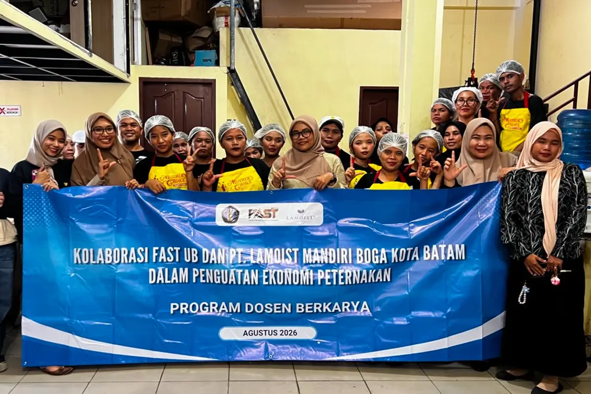 Program Dosen Berkarya 2026, FAST UB Dorong Implementasi HACCP untuk Penguatan Industri Pangan