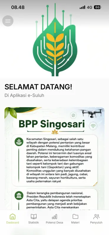 aplikasi penyuluhan pertanian e-suluh