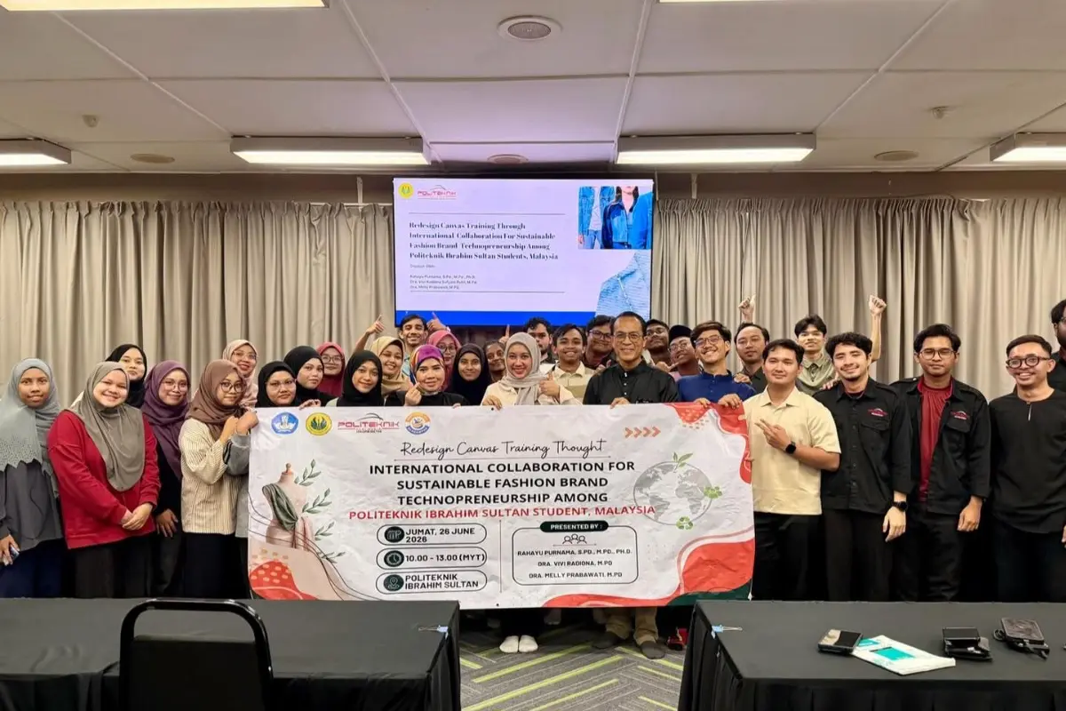 UNJ dan Politeknik Ibrahim Sultan Perkuat Kolaborasi Technopreneurship Fashion Berkelanjutan