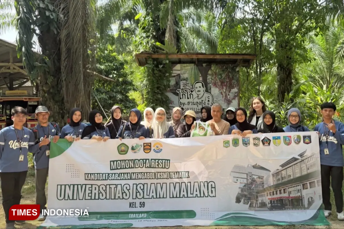 Mahasiswa KSM Tematik Kelompok 59 Fakultas Kedokteran UNISMA Gelar Study Visit di Kebun Kakao Thailand
