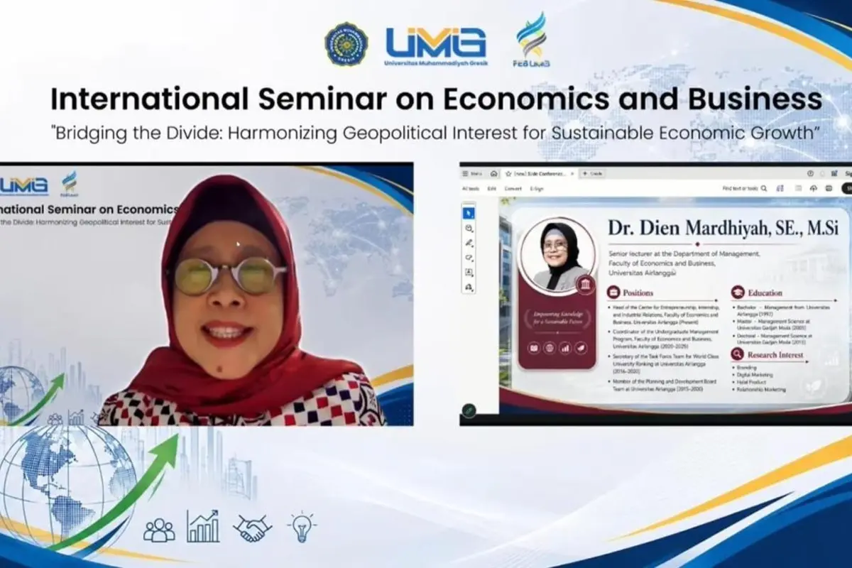 Seminar Internasional UMG, Akademisi 4 Negara Bahas Masa Depan Ekonomi Global