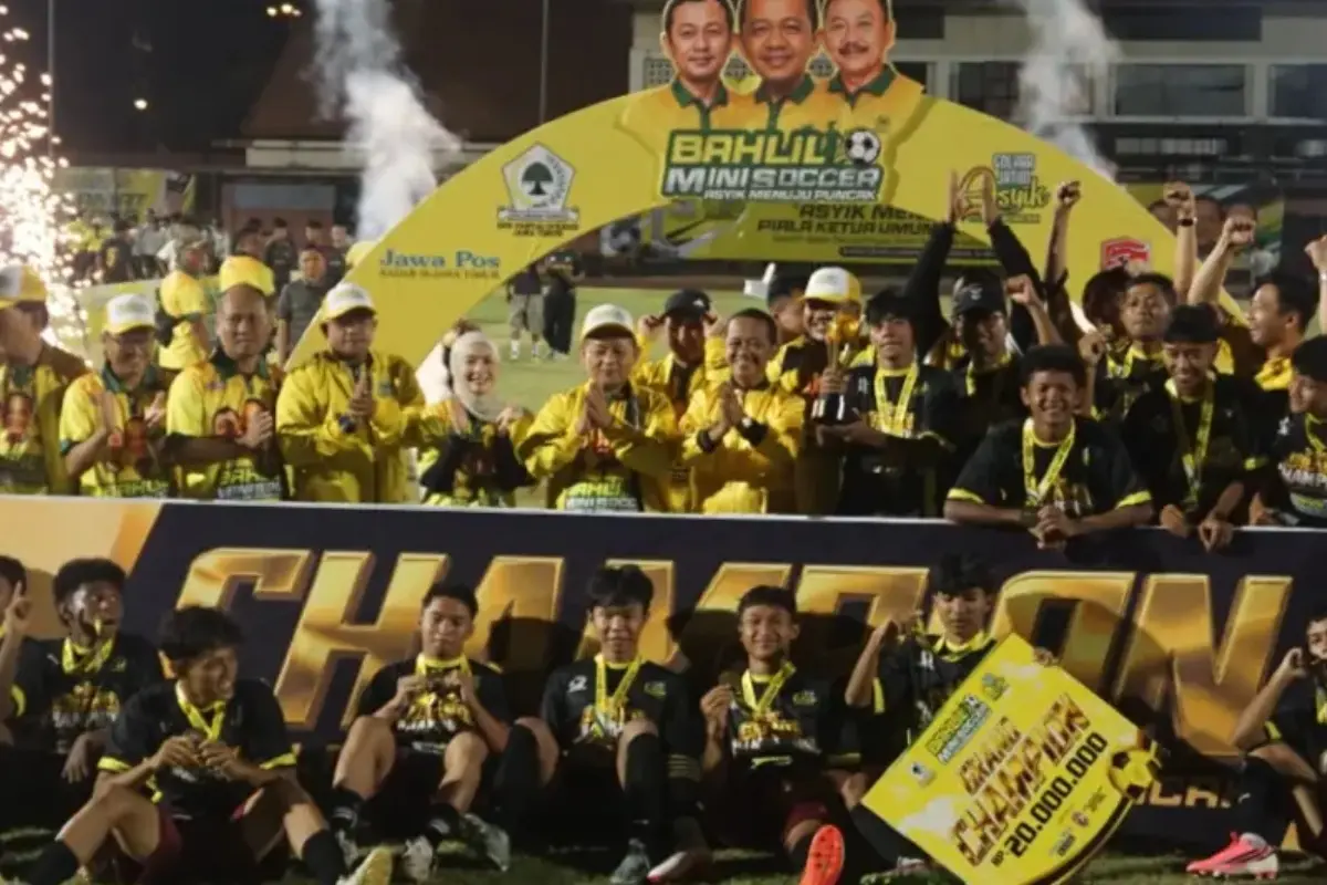Bahlil Mini Soccer di Surabaya, SMAN 3 Bojonegoro Raih Gelar Juara