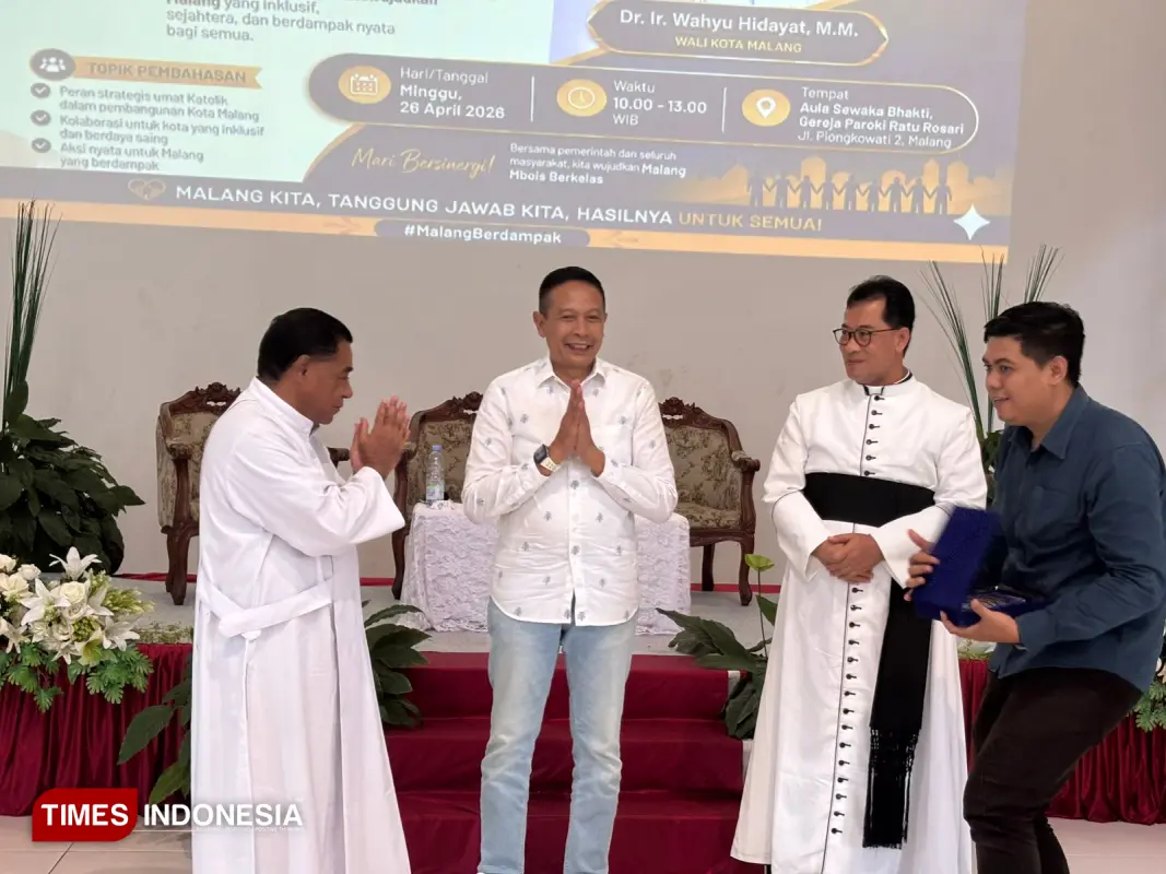 Suasana sarasehan umat Katolik bersama Wali Kota Malang