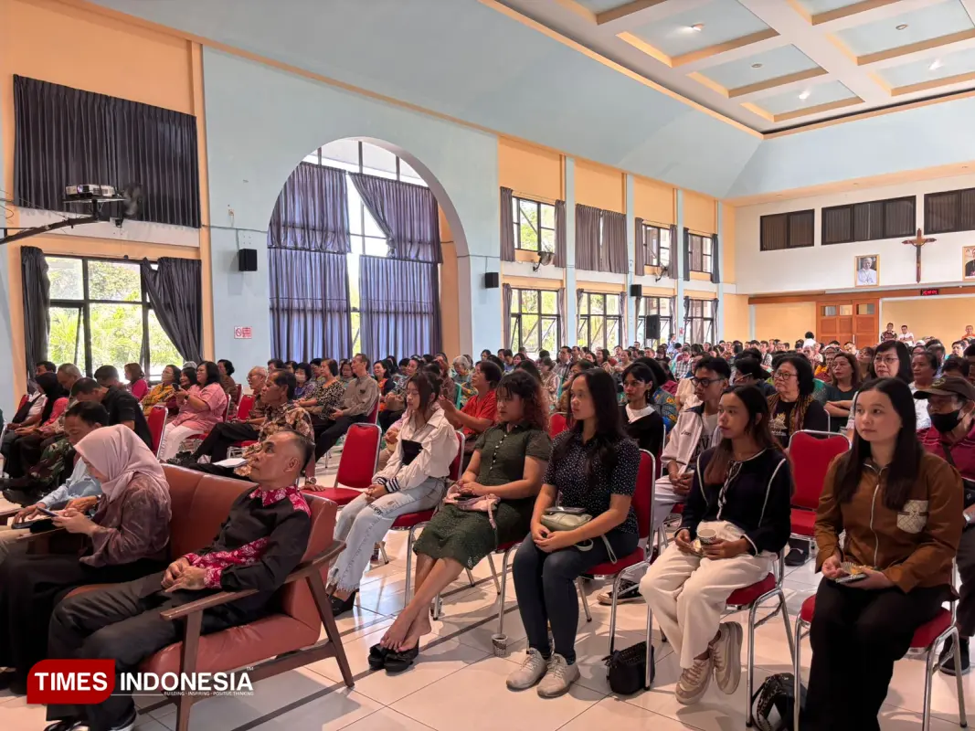 Suasana sarasehan umat Katolik bersama Wali Kota Malang
