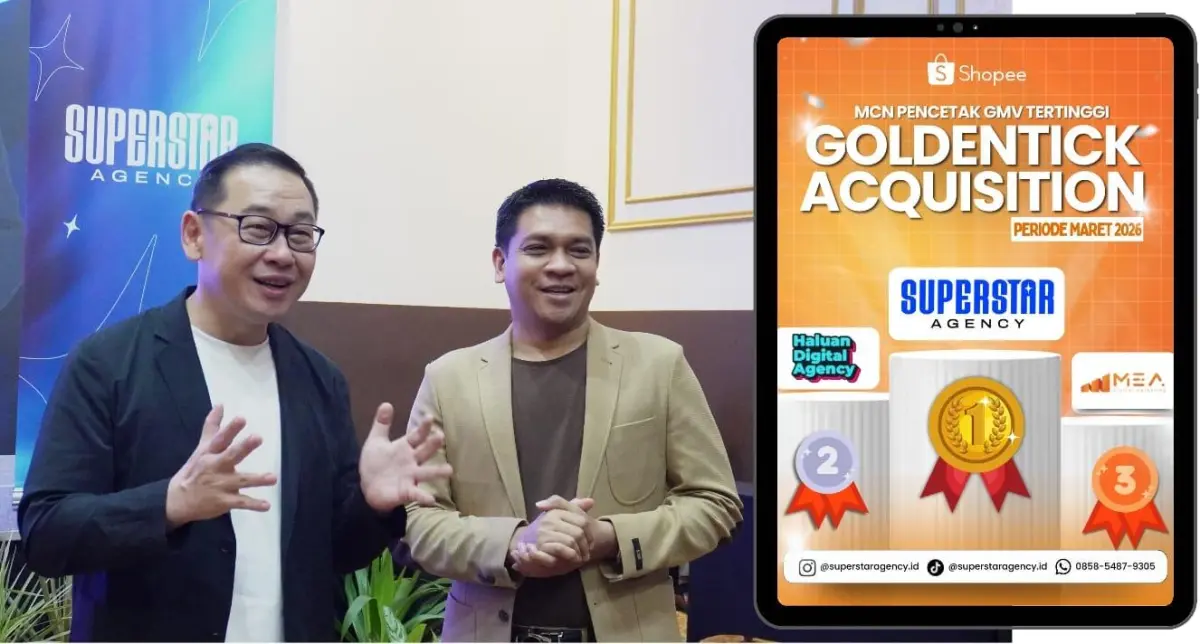 Superstar Agency Pertahankan Gelar Juara Shopee Golden Tick Mission