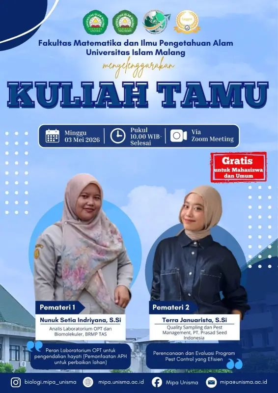 Dari Laboratorium hingga Industri, FMIPA UNISMA Mengajarkan Realitas yang Tak Selalu Nyaman