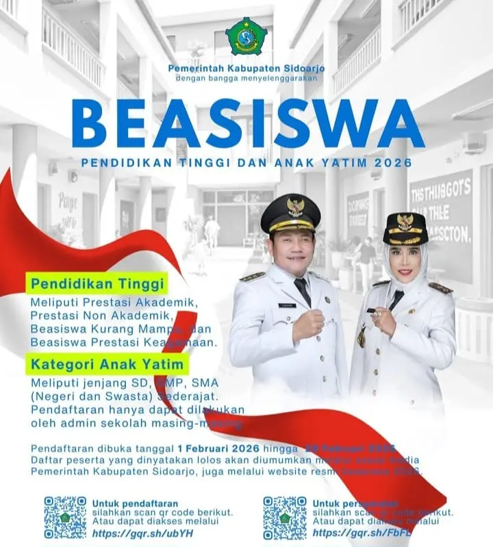 Beasiswa Pendidikan SIdoarjo