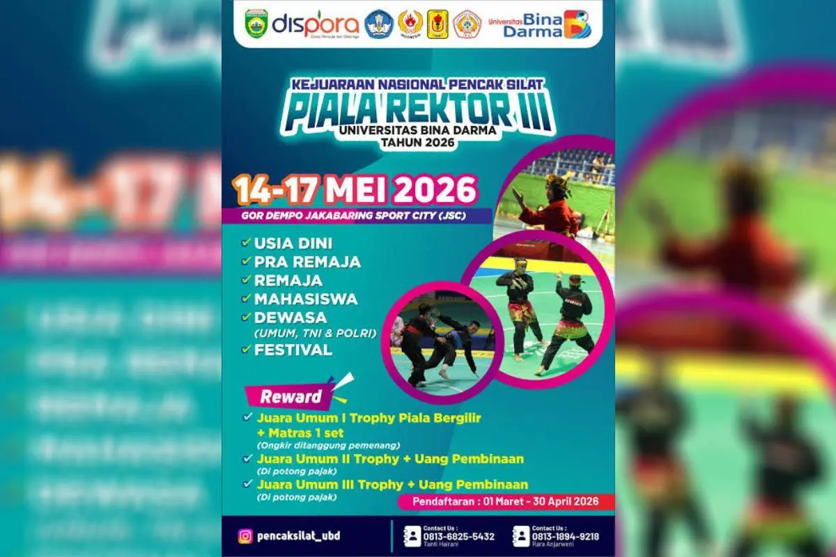 Piala Rektor III Universitas Bina Darma