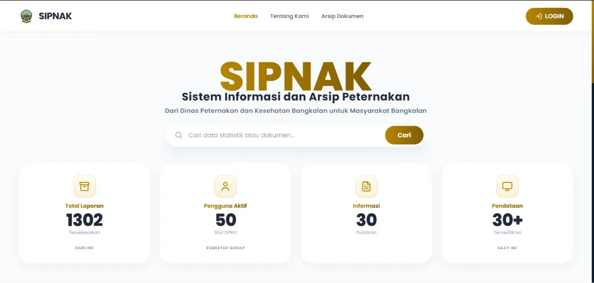 Sistem Informasi Peternakan Polbangtan Malang
