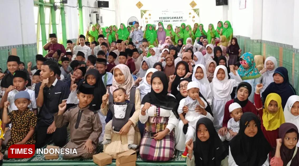 150 Anak Yatim Piatu Muslimat NU Cabang Pacitan (Foto: Rojihan/TIMES Indonesia)
