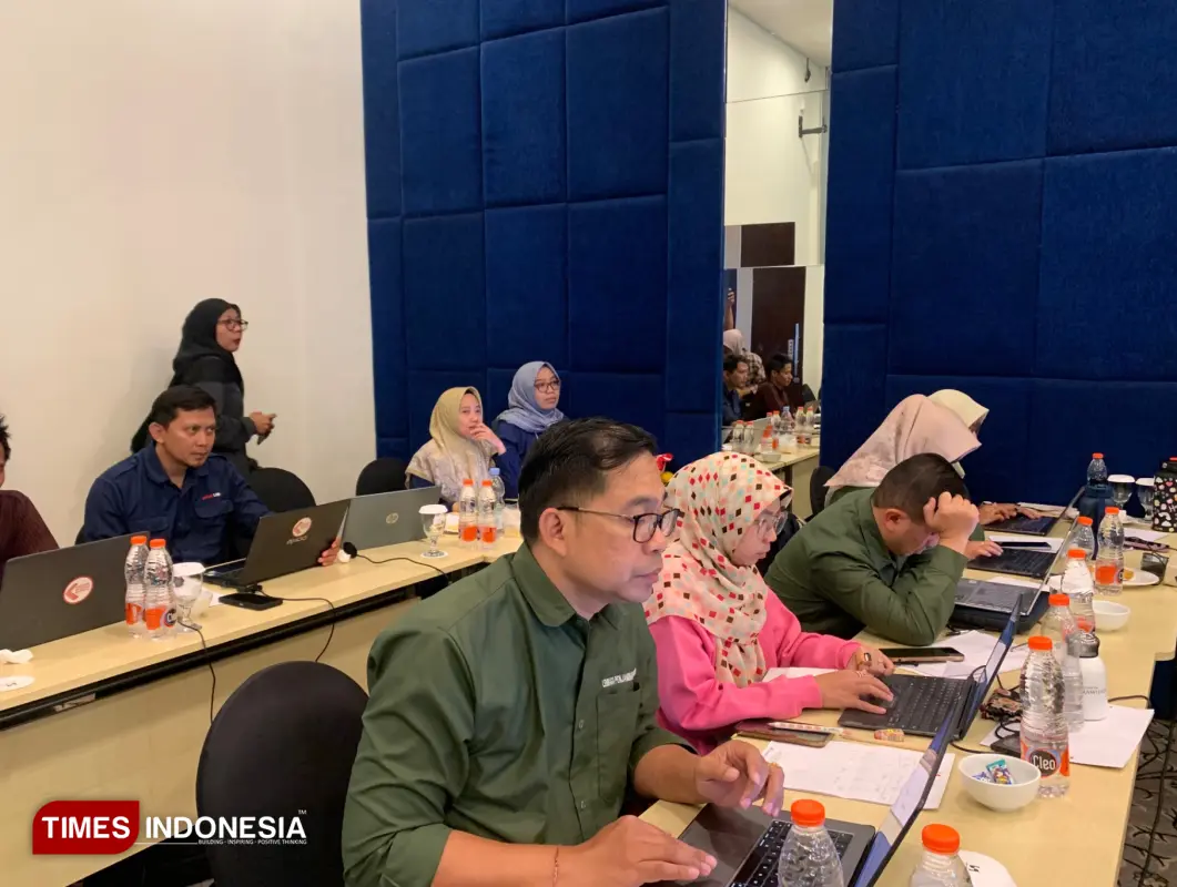 Para peserta pelatihan ISO 31000, (FOTO: Miranda/TIMES Indonesia)