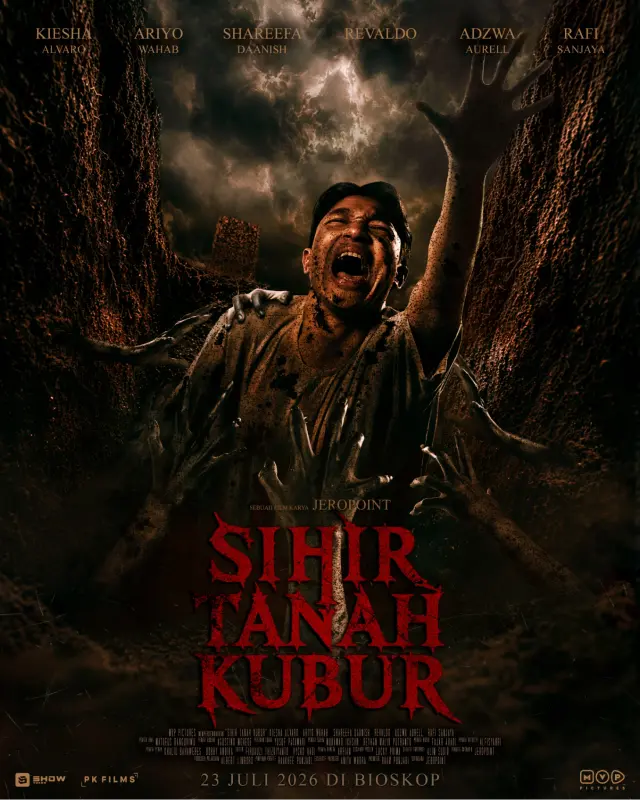 Pamflet film Sihir Tanah Kubur. (Foto: Istimewa)