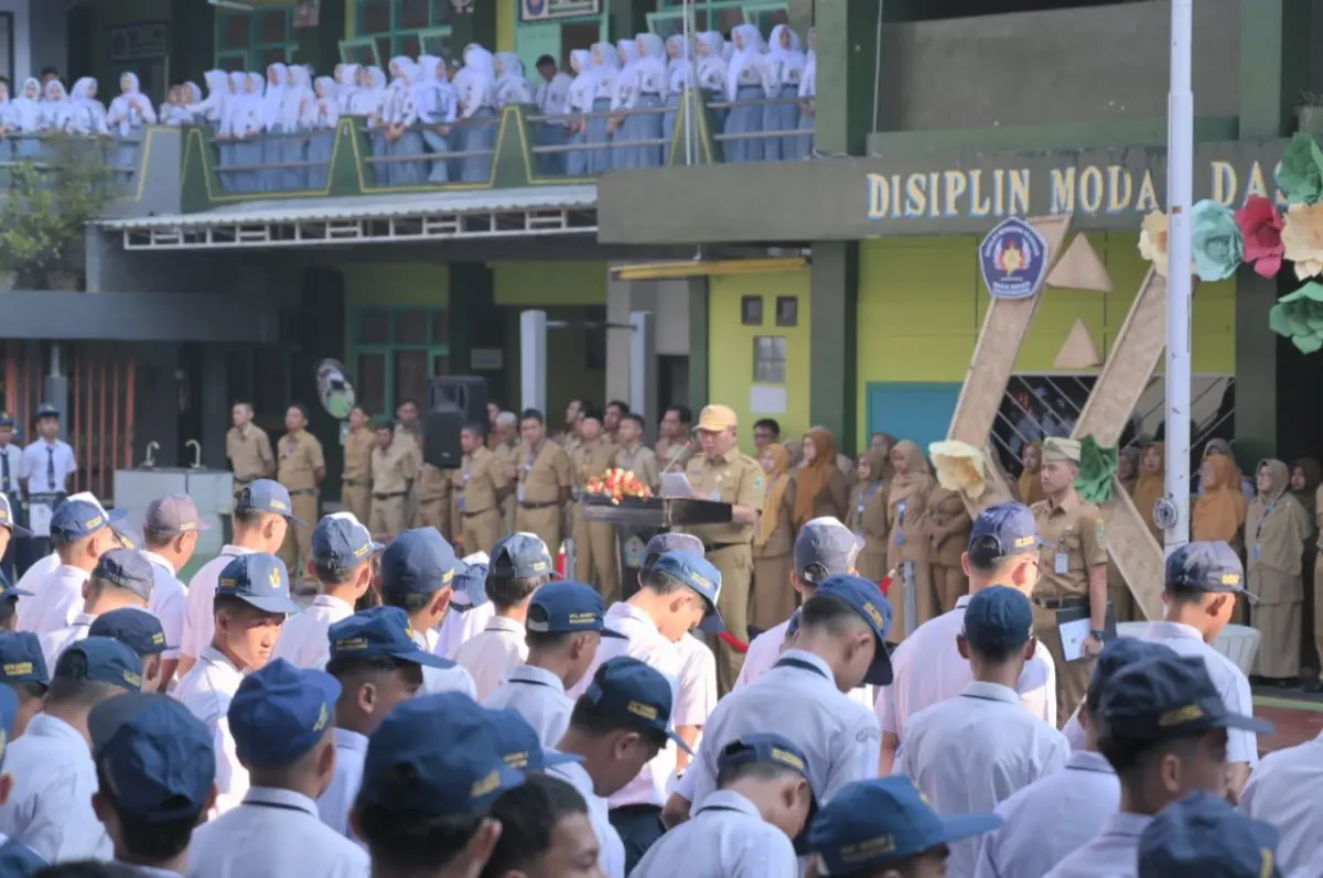 Suasana pembukaan MPLS SMK Panca Bakti Banjarnegara