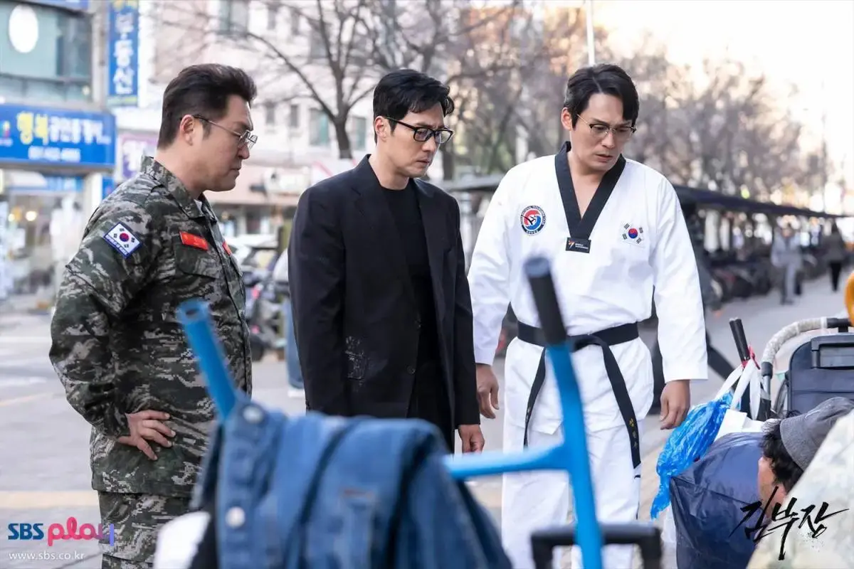 Tiga karakter utama dalam drama Agent Kim Reactivated