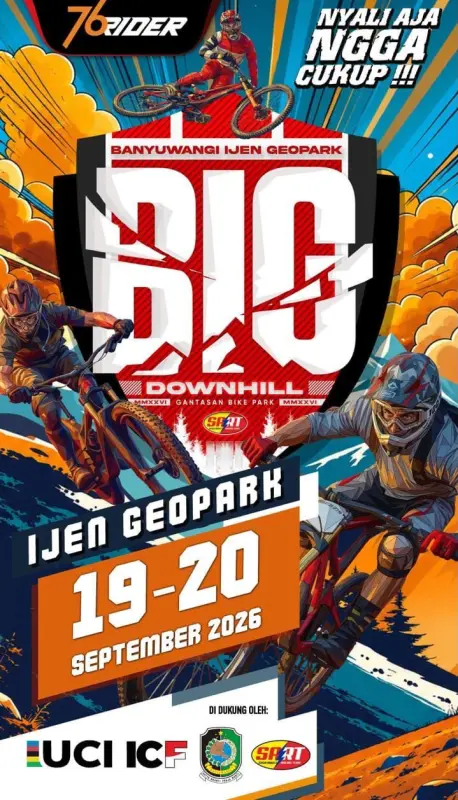 Pamflet BIG Downhill 2026. (Foto: SART For TIMES Indonesia).