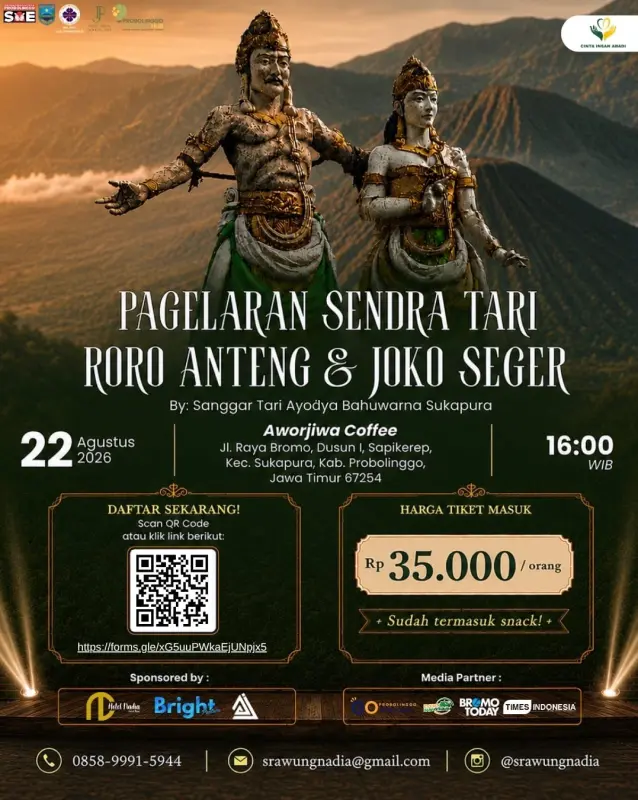 Poster kegiatan Sendra Tari. (Foto: Ainur)