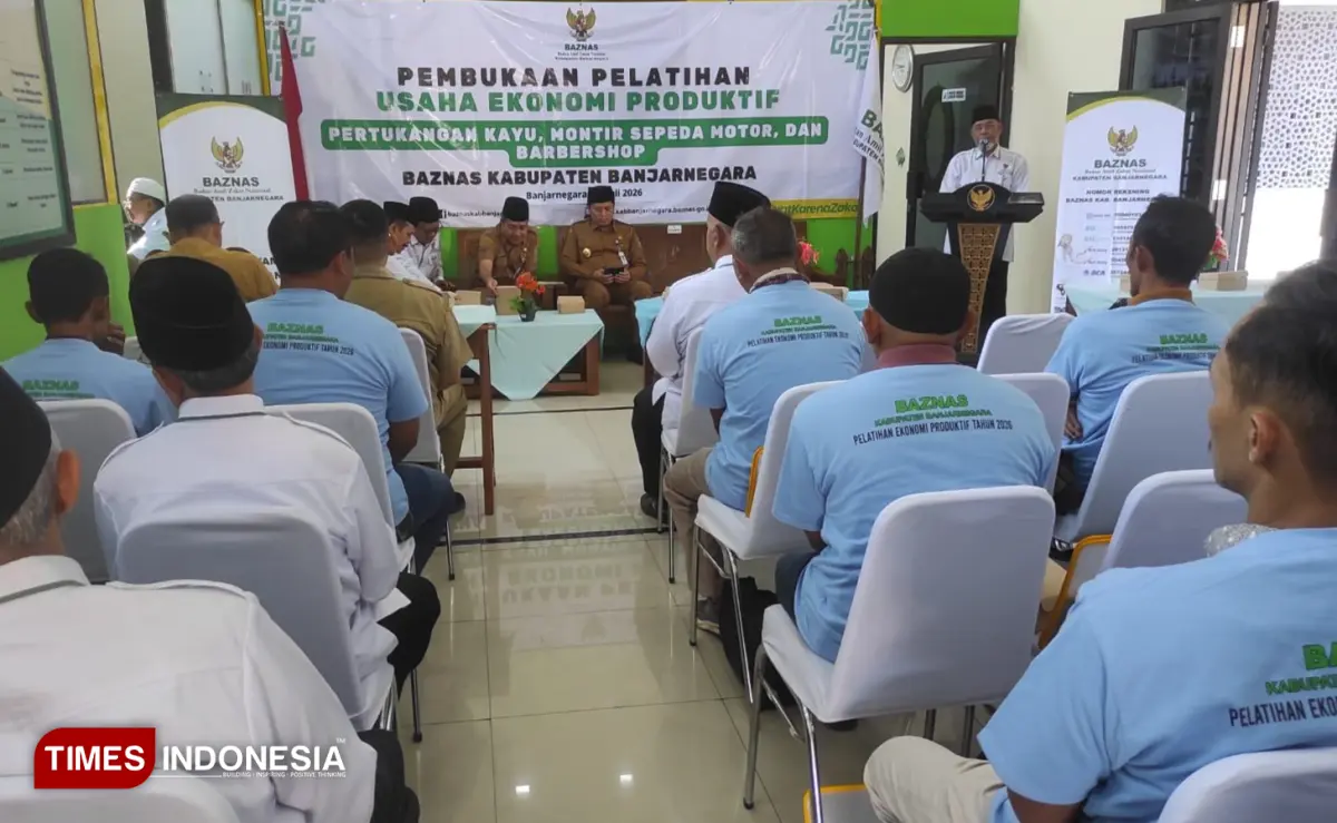 Peserta pelatihan mendapat pengarahan