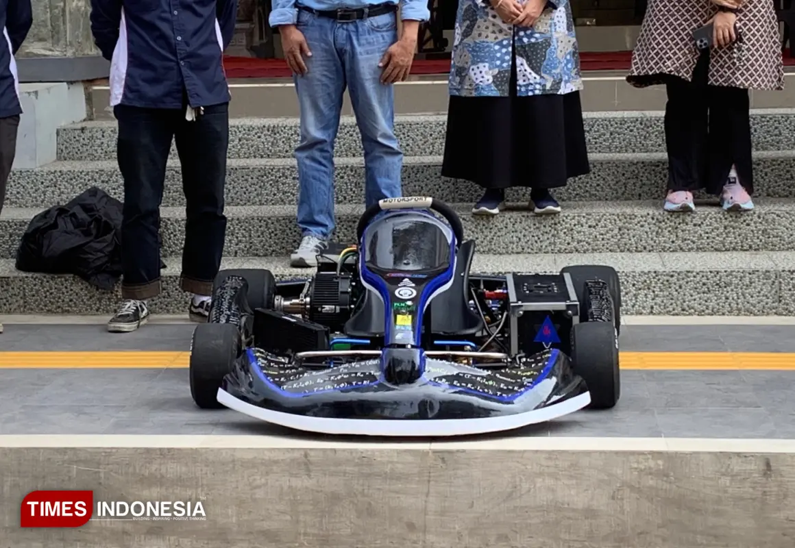 Sagara EV Go-Kart yang akan berlaga di KMHE 2026. (FOTO: Miranda/TI)