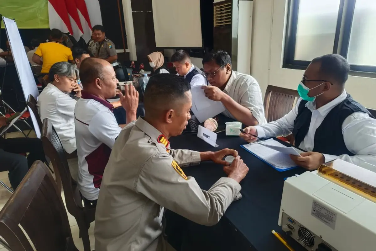 Pastikan Personel Prima, Ratusan Anggota Polresta Banyuwangi Jalani Pemeriksaan Kesehatan