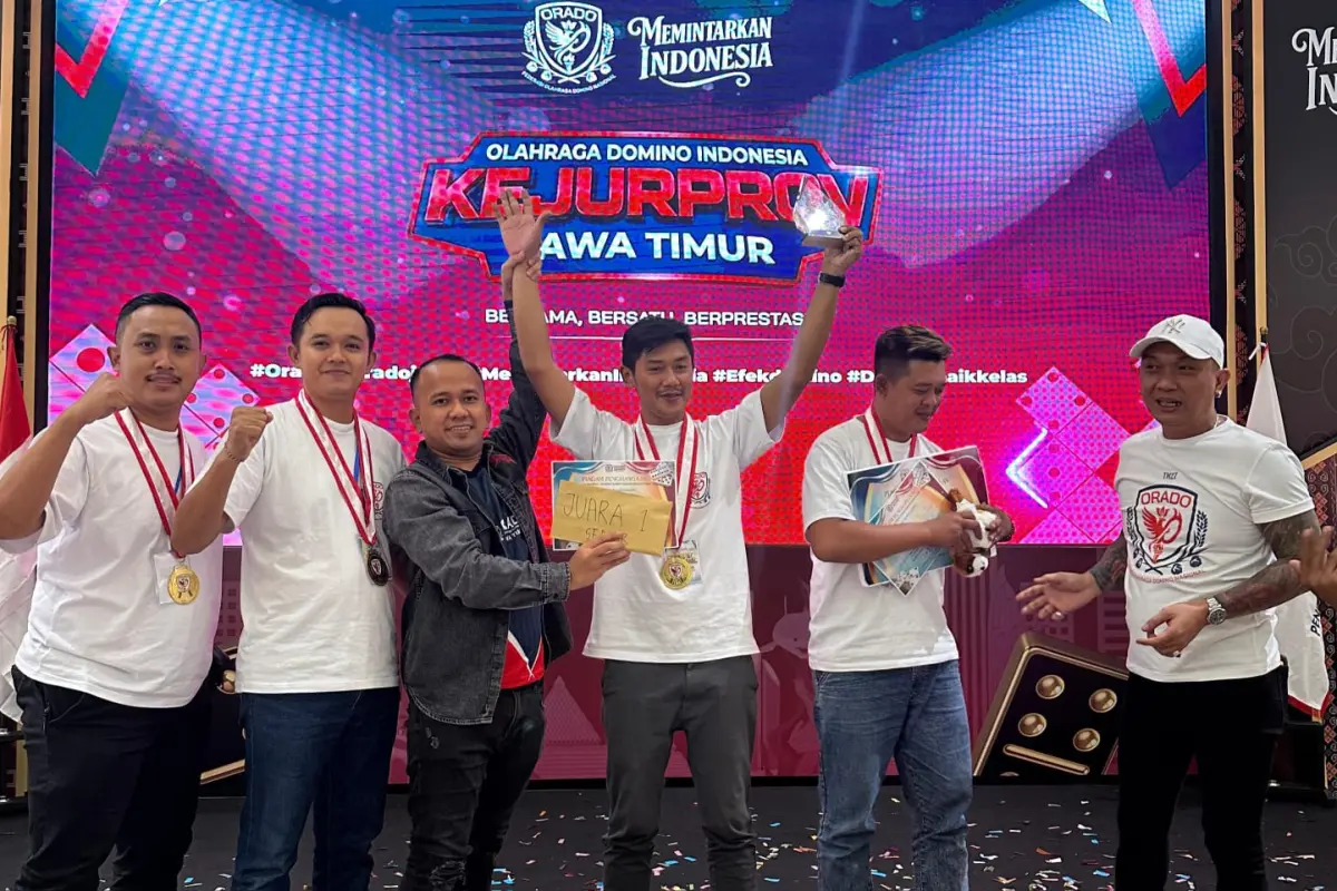 Domino Pacitan Juara 1 Jatim, KONI: Lahirnya Atlet Baru Berprestasi