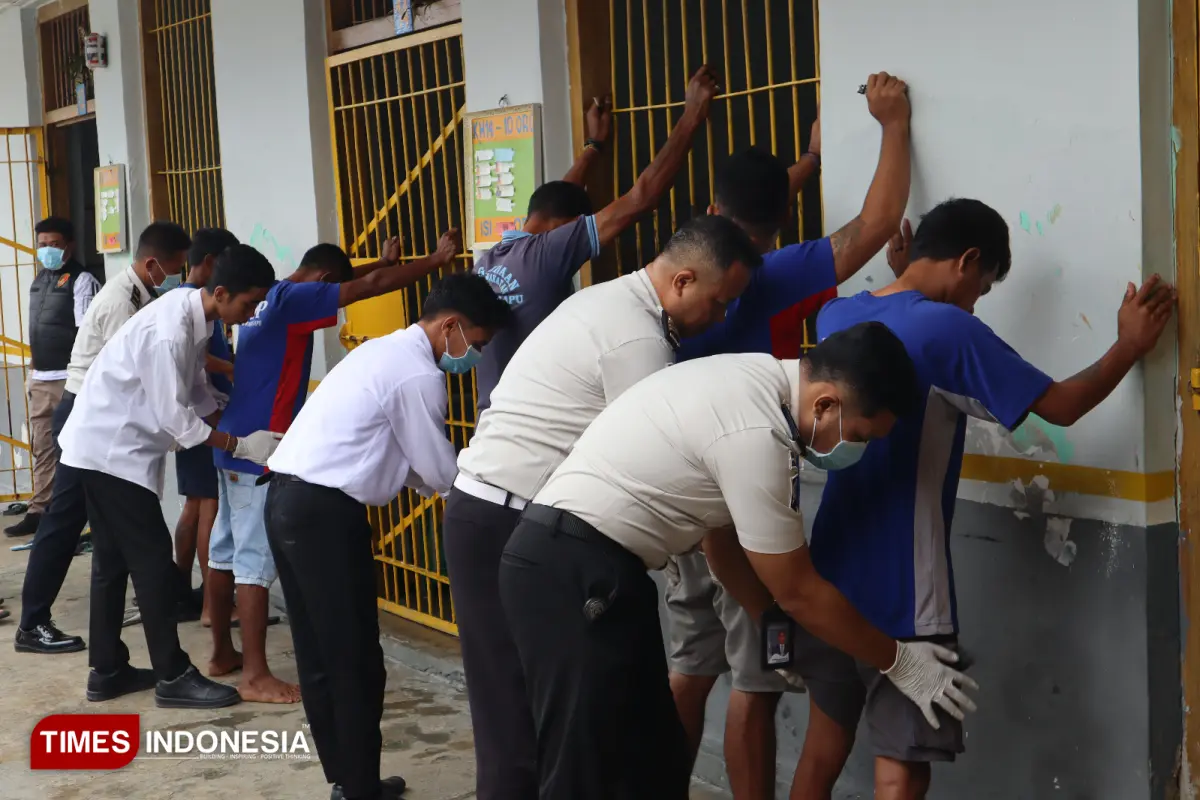 Razia dan Tes Urine Digelar Lapas Waingapu, Wujudkan Zero Halinar