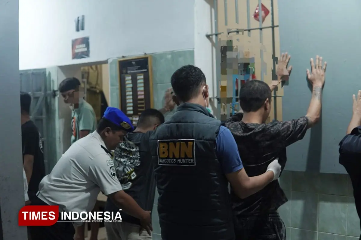 Komitmen Wujudkan Bersih Narkoba, Tim Gabungan Geledah Sel Rutan Banjarnegara