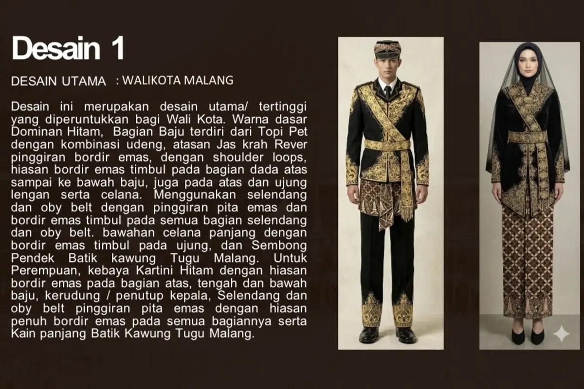 Ada Simbol Kastadi Desain Baju Khas Kota Malang, Pemkot Klaim Berdasarkan Kajian Sejarah