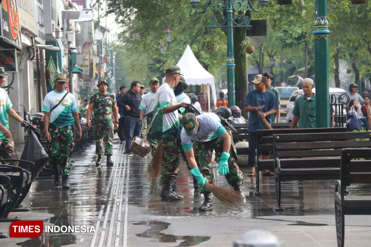 Malioboro Dibersihkan Massal, Pemkot Yogyakarta Gaspol Jaga Tetap Nyaman dan Bebas Rokok