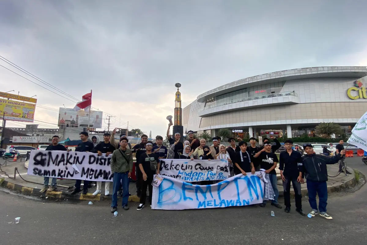 Aksi Solidaritas Mahasiswa di Cianjur Desak Penuntasan Kasus Penyiraman Air Keras Aktivis KontraS