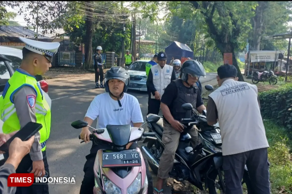 Tim Gabungan Kota Banjar Jaring Ribuan Kendaraan dalam Operasi Kepatuhan Pajak