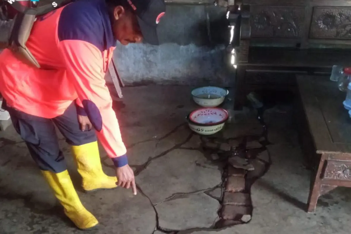 Dua Wilayah di Kabupaten Malang Alami Tanah Gerak dan Ambles