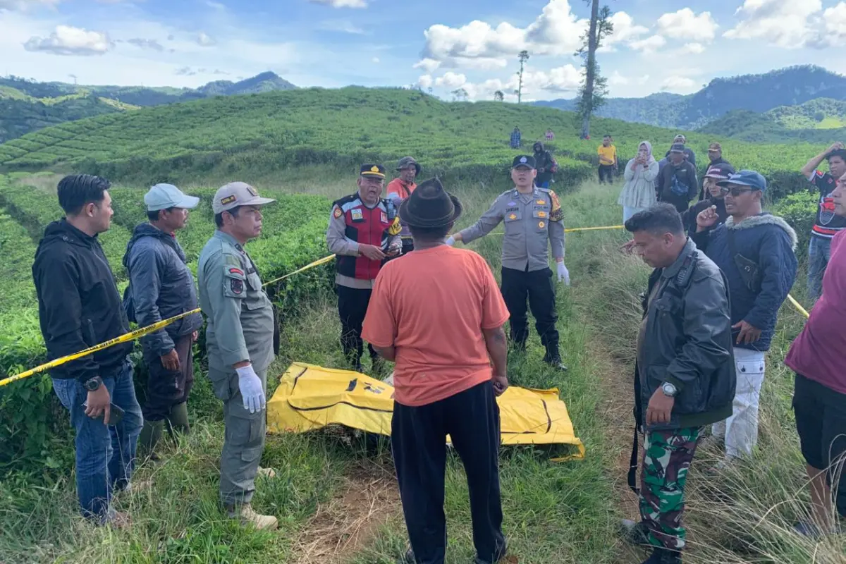 Geger Penemuan Jasad Pria dengan Luka Tembak di Perkebunan Sukanagara Cianjur