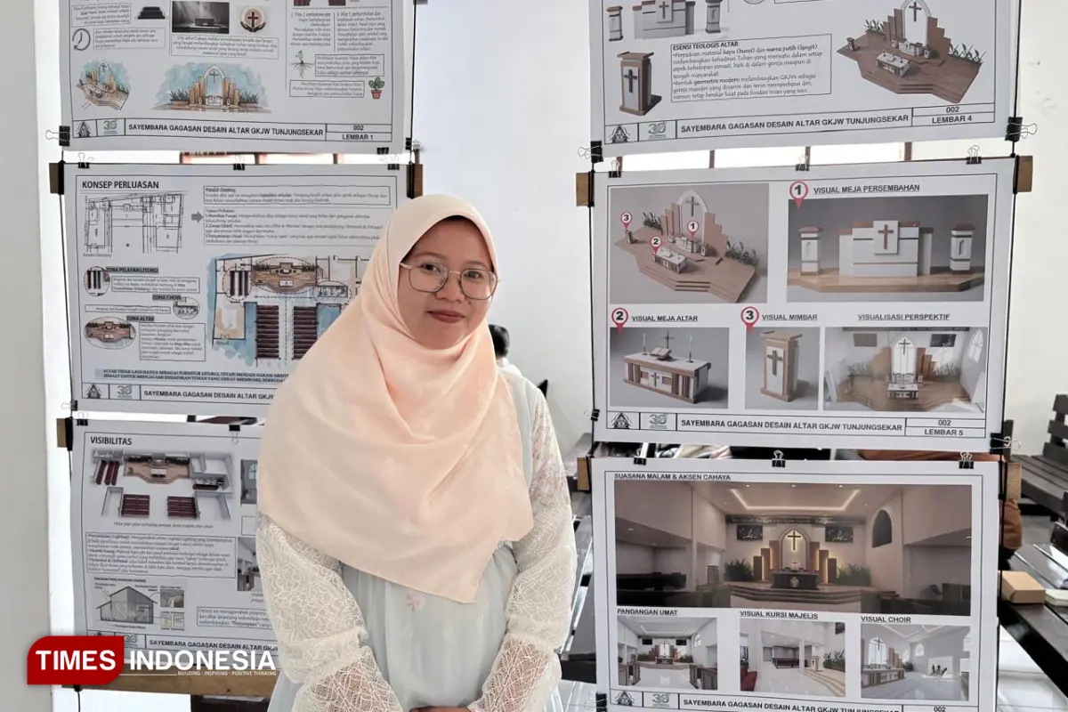 Arsitek Muslim Ikut Sayembara Desain Altar GKJW Tunjungsekar, Widya Erliyana Angkat Nilai Toleransi