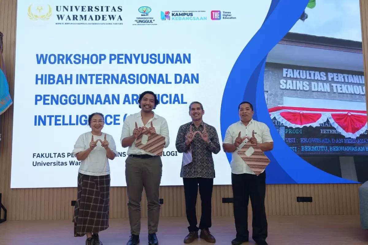 Universitas Warmadewa Bali Integrasikan AI untuk Tembus Hibah Riset Internasional