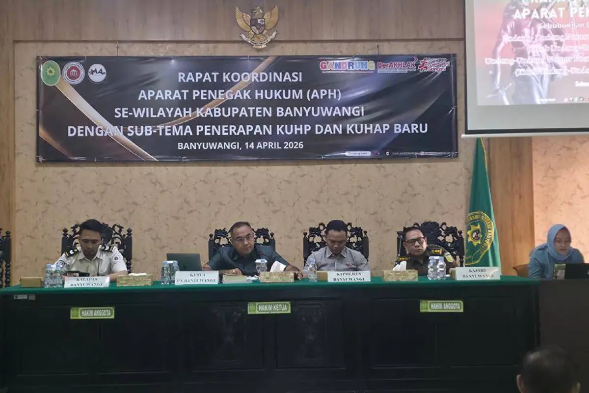 APH Se-Banyuwangi Matangkan Kesiapan Penerapan KUHP dan KUHAP Baru