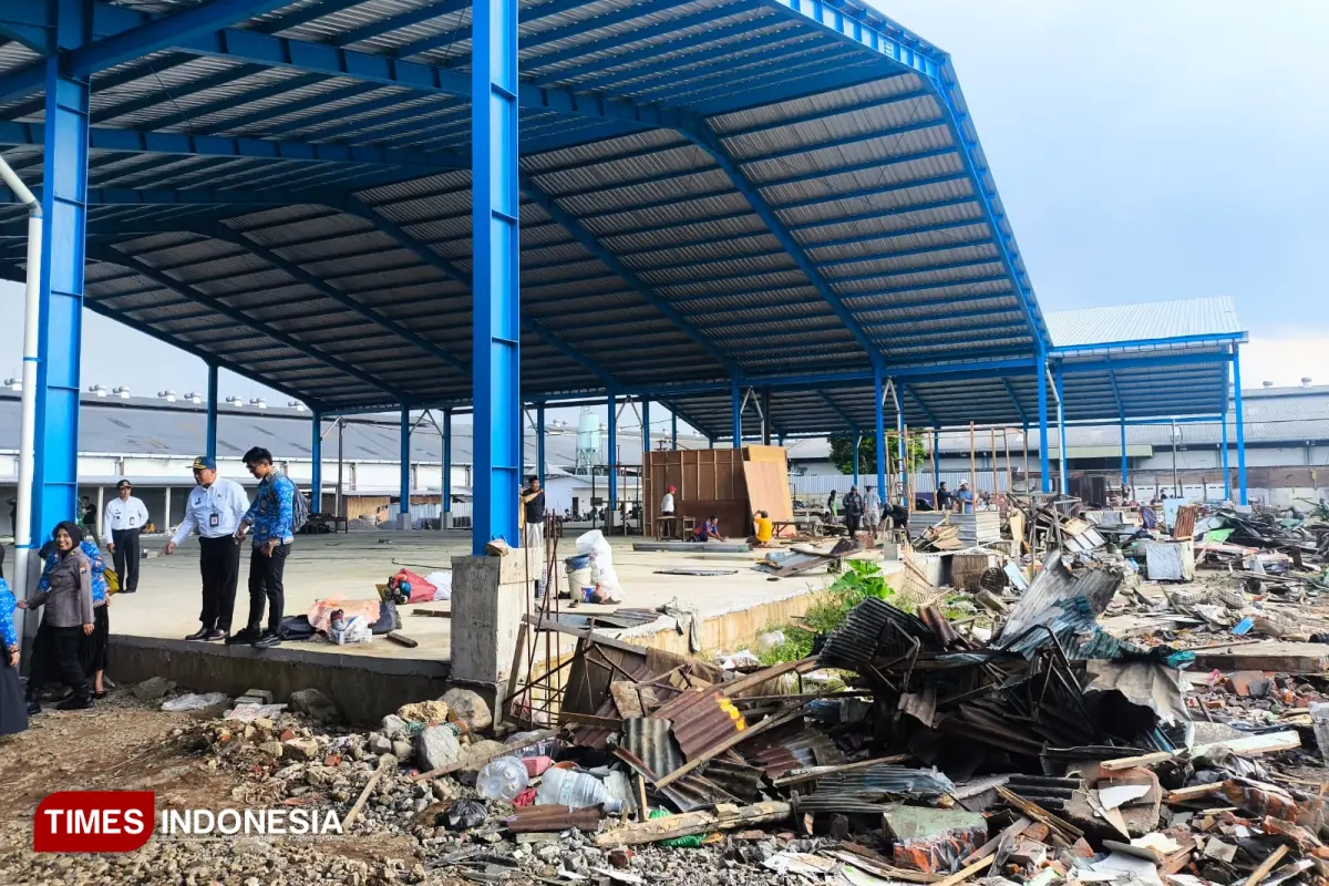 Relokasi Pedagang Belum Rampung, Proyek Jalan Kembar Pasar Gadang Malang Molor