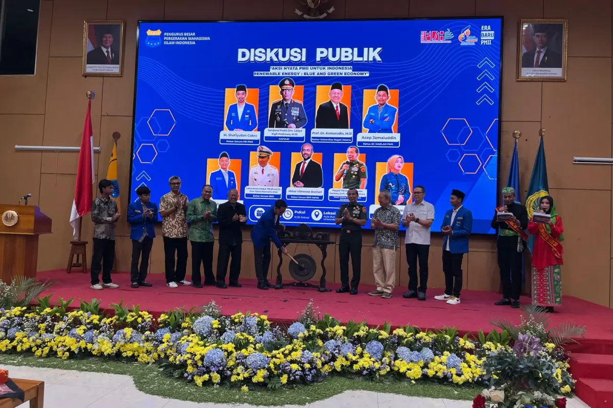 PMII Bahas Transisi Energi dan Blue-Green Economy dalam Diskusi di UNJ