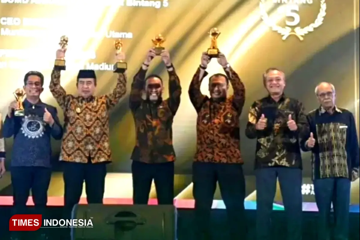 Borong Penghargaan Top BUMD Awards 2026, Bupati Madiun Apresiasi Kinerja BPR dan PDAM