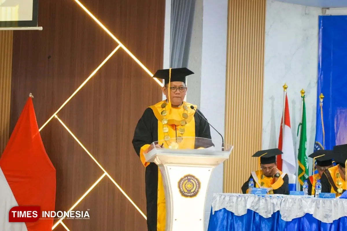 Menggali Sisi Psikologis di Balik Angka: Prof. Dwi Cahyono Resmi Dikukuhkan Sebagai Guru Besar Akuntansi Keperilakuan Unmuh Jember