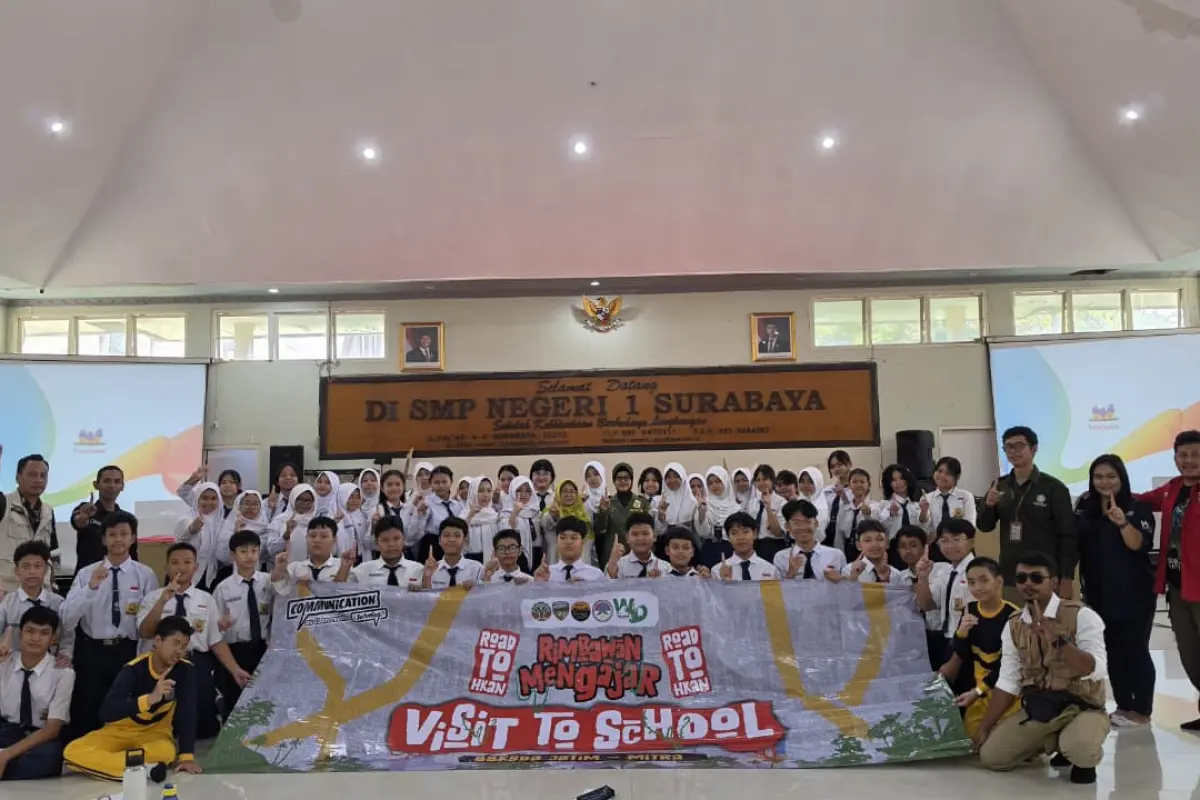 BBKSDA Jatim Gandeng FK3I Jatim Hadirkan Edukasi Konservasi di Sekolah