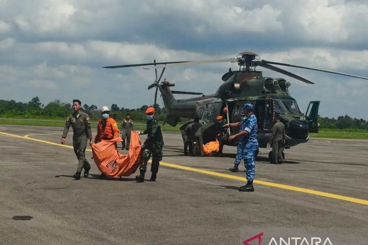 Helikopter Jatuh di Sekadau, Basarnas: 8 Penumpang Termasuk Pilot Meninggal