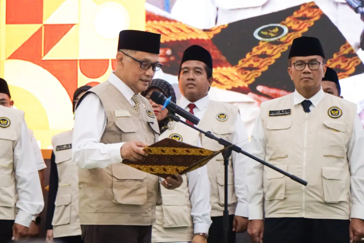 Lantik PPIH Embarkasi, Menhaj Tegaskan Komitmen Negara Lindungi Jemaah Haji