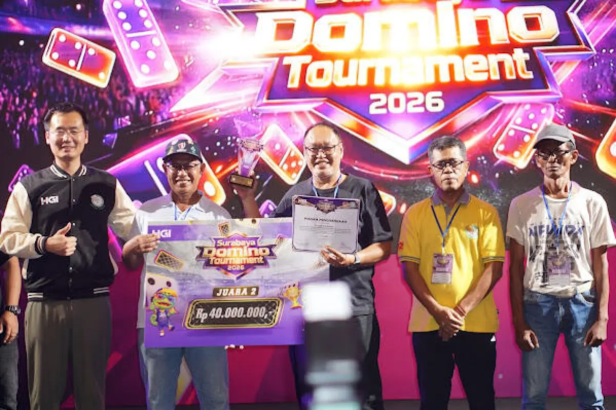 Surabaya Domino Tournament 2026 Sukses Besar, Ini Daftar Juara dan Hadiahnya