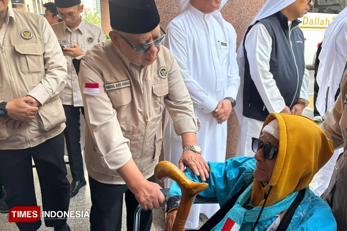 Dubes RI Sambut Jemaah Haji YIA 1 di Madinah, Optimistis Penyelenggaraan Berjalan Lancar