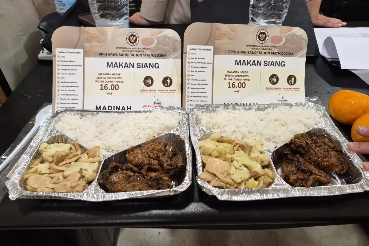 Gramasi Protein dan Karbohidrat Naik Dibanding Tahun Lalu, Jemaah diimbau Segera Mengkonsumsi Makanannya