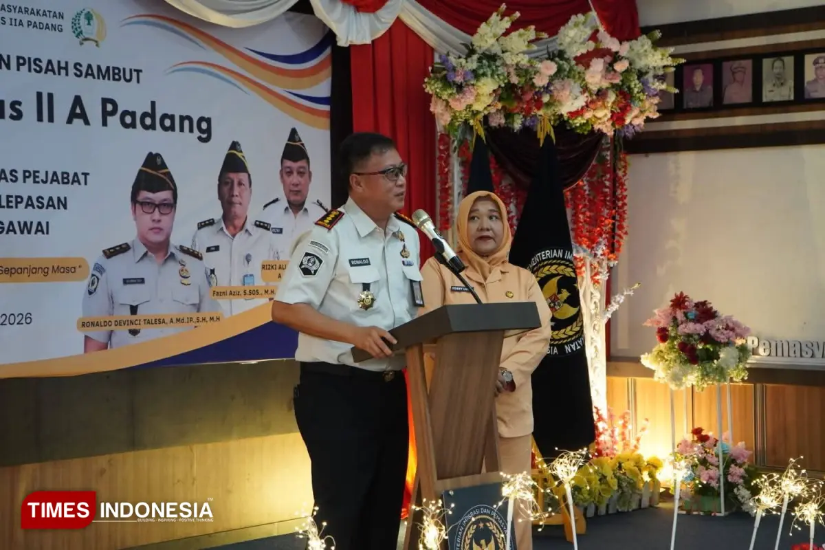 Lapas Padang Berganti Pimpinan, Kakanwil Tekanan Kesinambungan Program Kerja