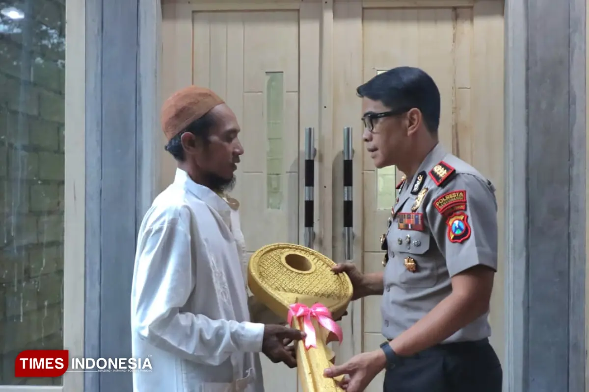 Sentuhan Polresta Banyuwangi, Ubah Reruntuhan Jadi Hunian Nyaman untuk Samawi