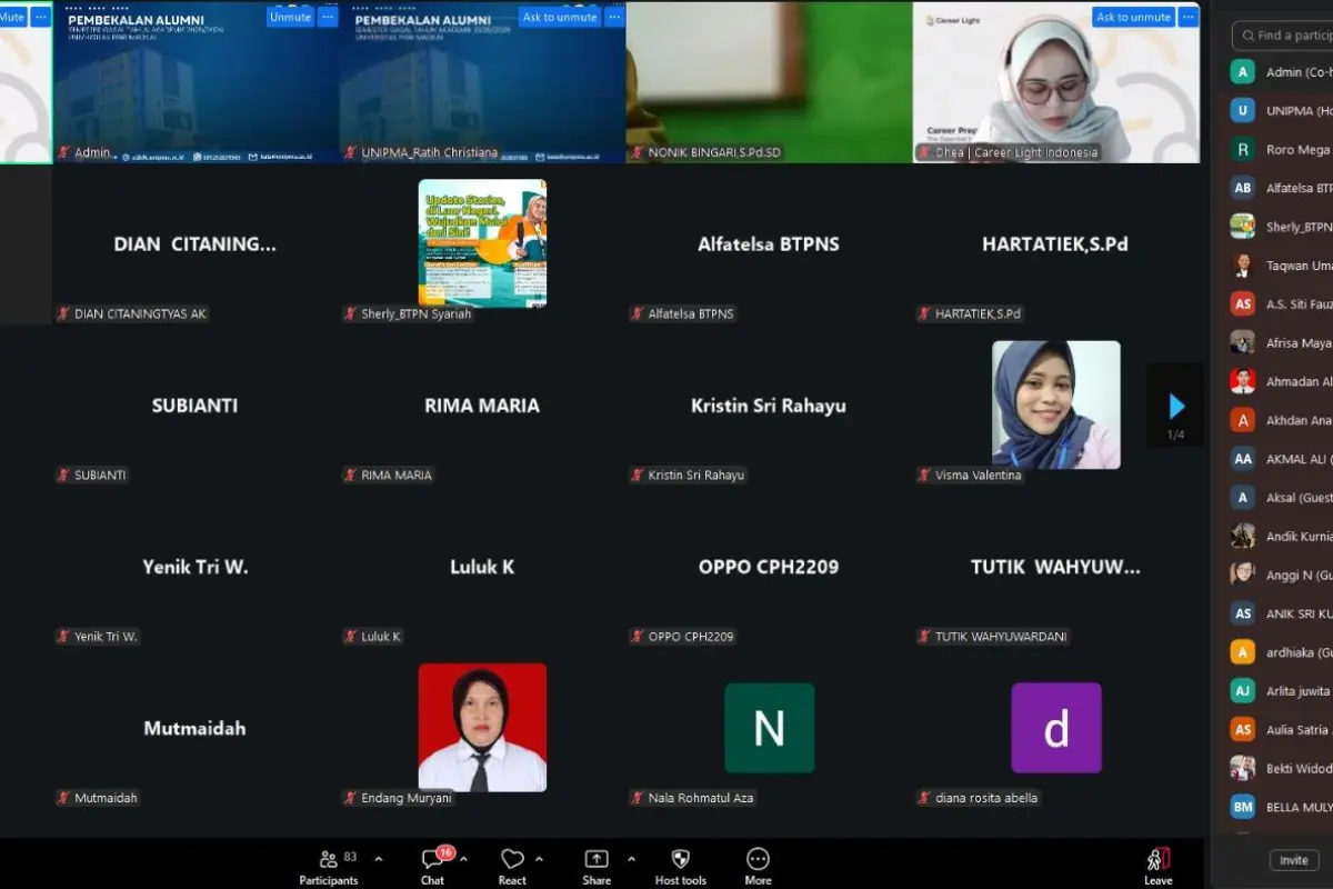 Pembekalan Alumni UNIPMA Madiun Hadirkan Praktisi Campus Hiring BTPN Syariah